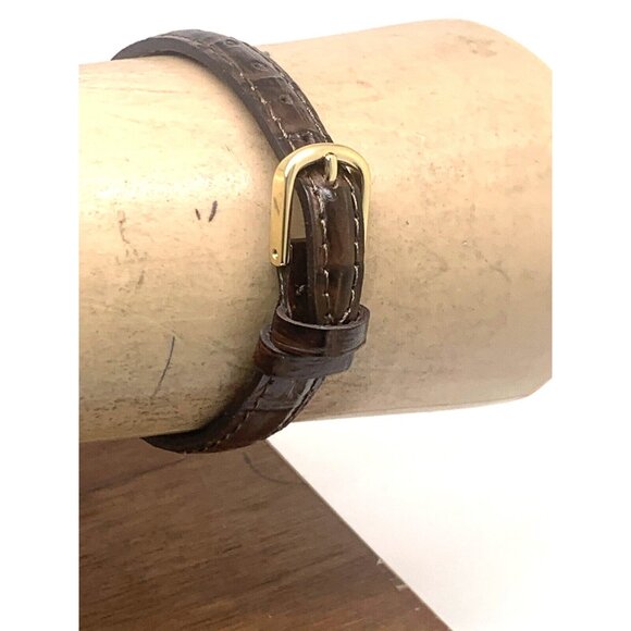 Timex Women's Watch TW2R63600 Indiglo Mother of Pearl Quartz Brown Leather 25mm - Picture 11 of 15